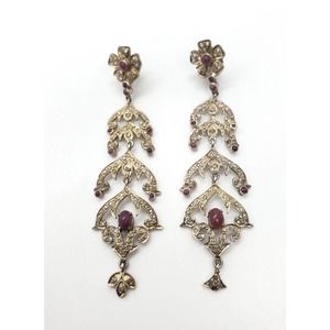 Ruby Diamond Earring